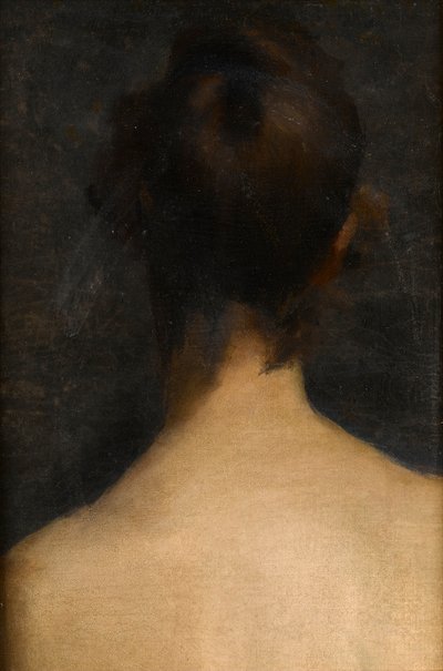 Rear View, Head and Shoulders, of a Young Woman, c.1885 by Albert de Belleroche